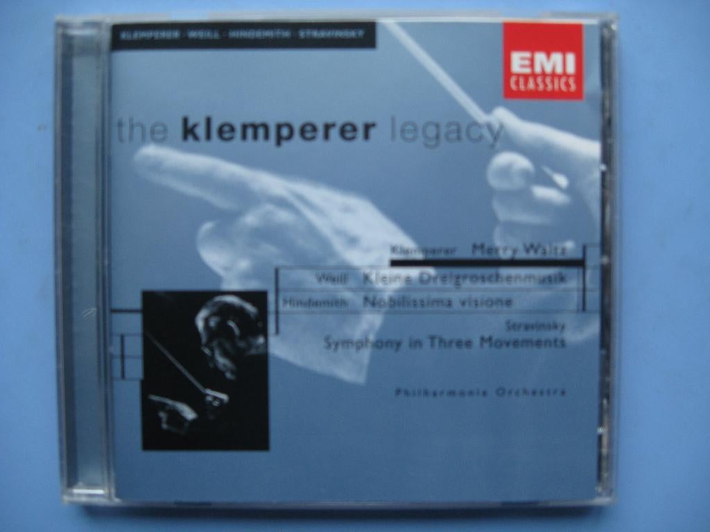 Klemperer, Weill, Hindemith, Stravinsky, Ophalen of Verzenden, Romantiek, Zo goed als nieuw, Orkest of Ballet