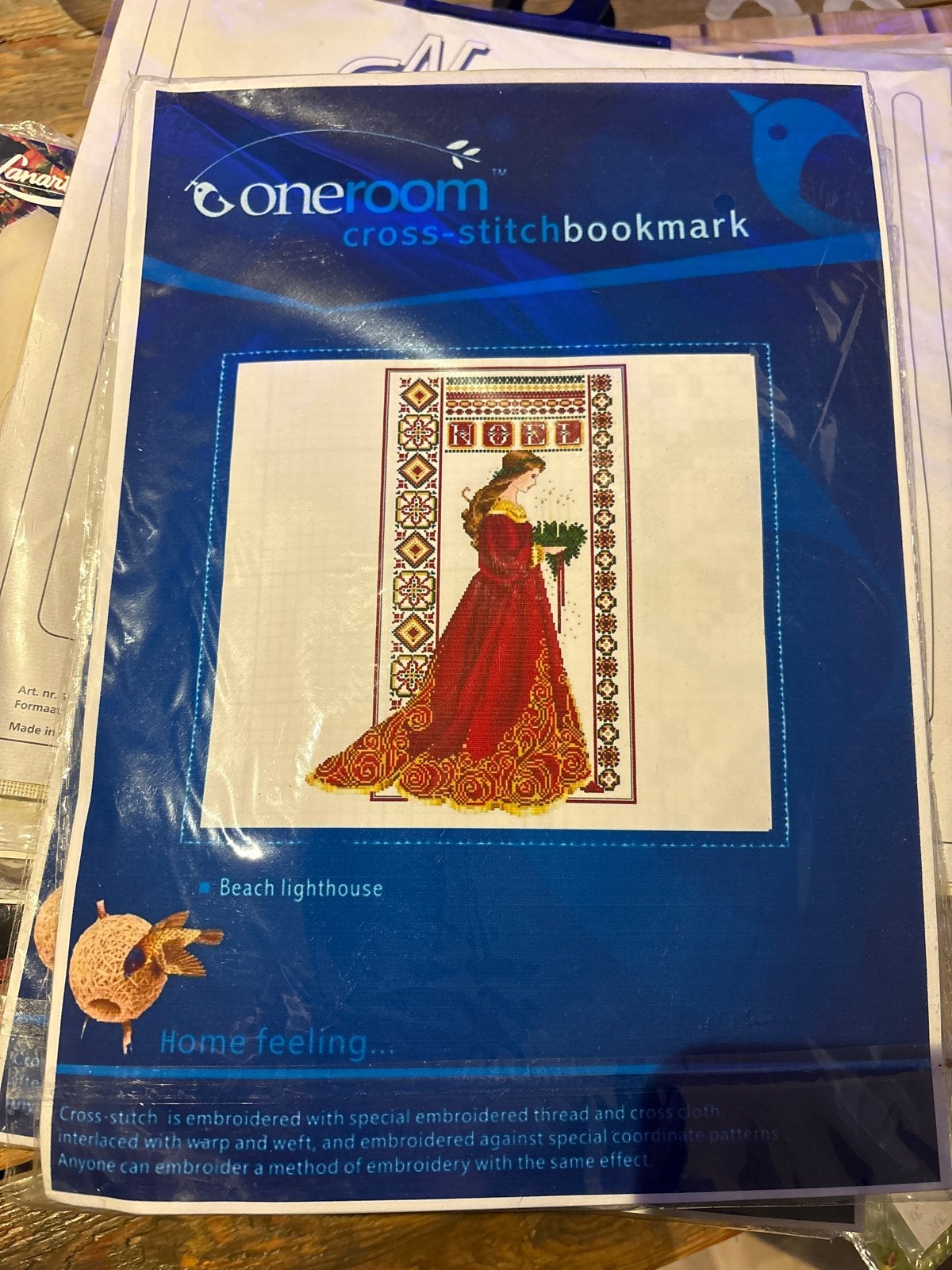 Nieuw Borduurpakket - OneRoom Cross-Stitch Boekenlegger, Verzenden, Nieuw, Handborduren, Borduurpakket