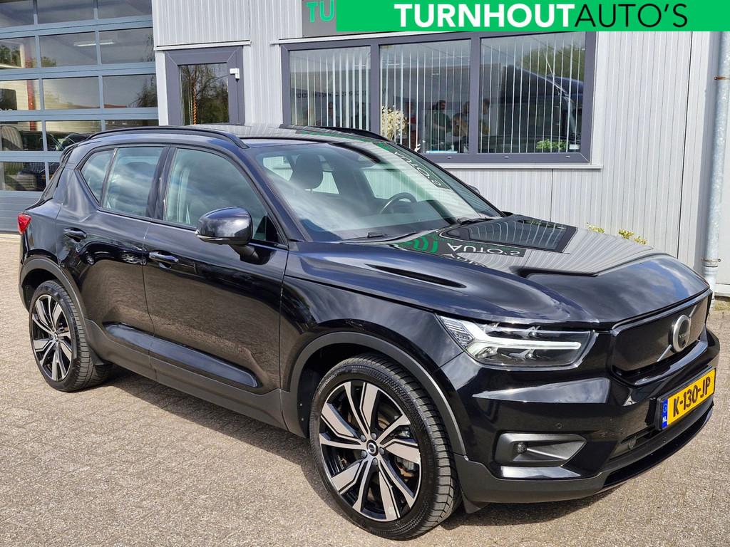 Volvo XC40 Recharge P8 AWD R-Design FULL OPTION volleder | 3, Auto's, Gebruikt, Met garantie (alle), 24 min, Zwart