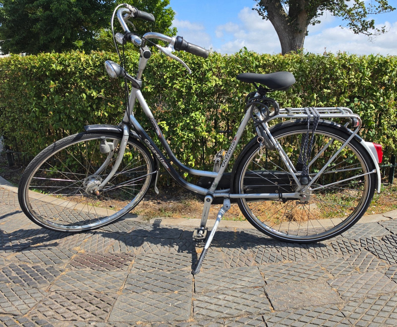 Gazelle Impala damesfiets, Fietsen en Brommers, Ophalen, Terugtraprem, Gebruikt, Versnellingen