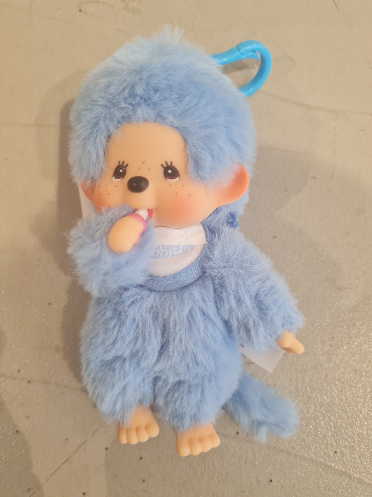 Monchhichi sleutelhanger blauw, Overige merken, Overige karakters, Blauw, Ophalen of Verzenden