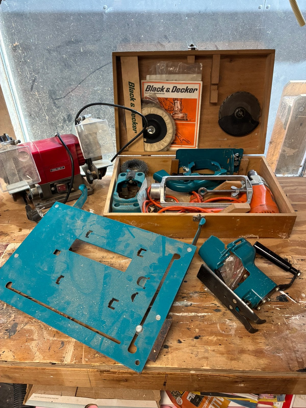 Oud black & decker boormachine, Ophalen, Gebruikt