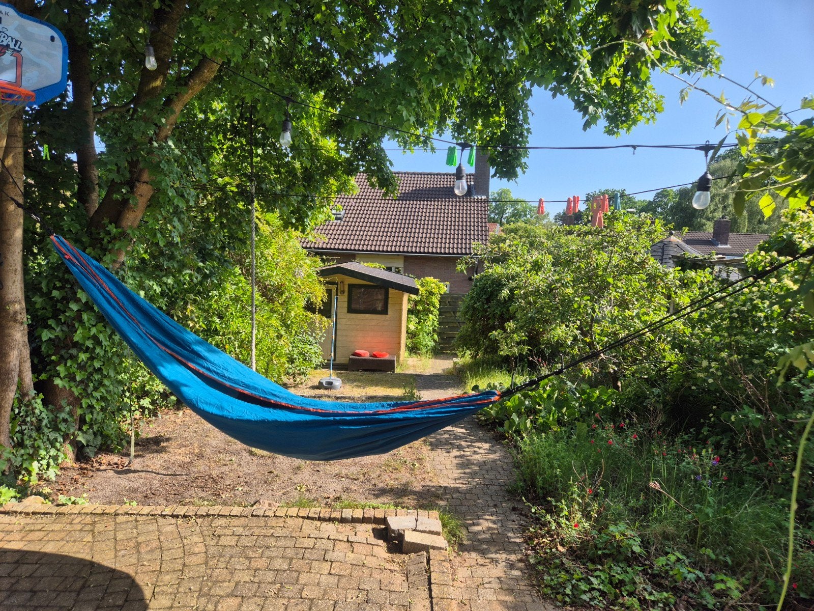 Zo goed als nieuwe hangmat, Tuin en Terras, Hangmatten, Ophalen of Verzenden, Zo goed als nieuw, Meerpersoons, Binnen