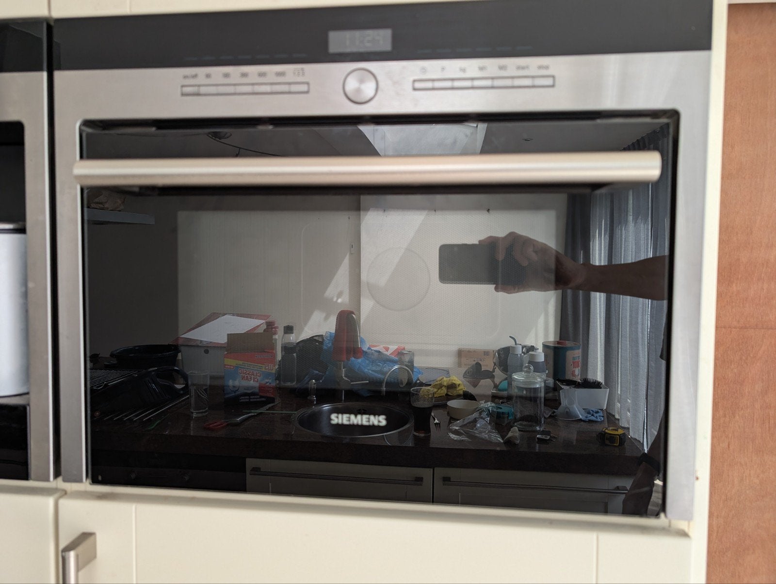 Siemens inbouwmagnetron, Ophalen, Gebruikt, Inbouw