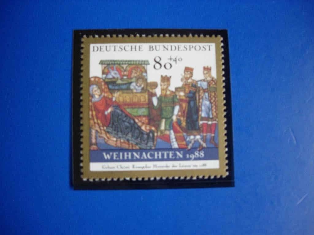 Duitsland kerstzegel 1988, Postzegels en Munten, Postzegels | Europa | Duitsland, Verzenden, BRD, Postfris