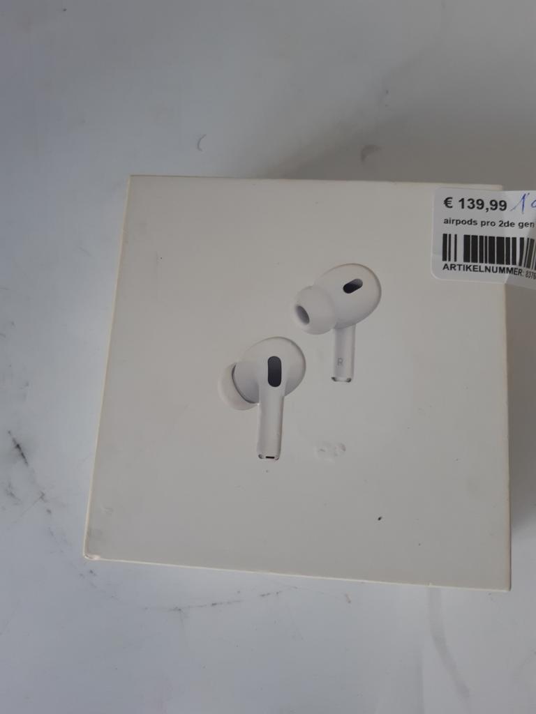 Apple airpods 2e gen original, Ophalen of Verzenden, Nieuw, In oorschelp (earbud), Bluetooth