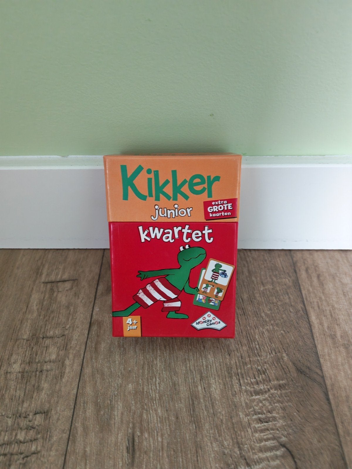 Kikker Junior Kwartet - Extra Grote Kaarten, Een of twee spelers, Ophalen, Gebruikt, World of Games
