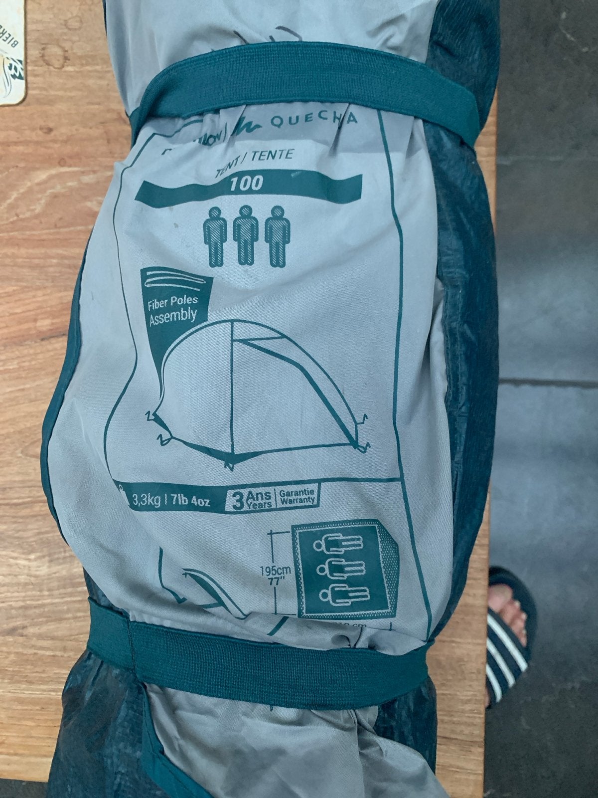 Quechua Koepeltent 3 personen - Ideaal voor kamperen, Ophalen, Gebruikt, Tot en met 3