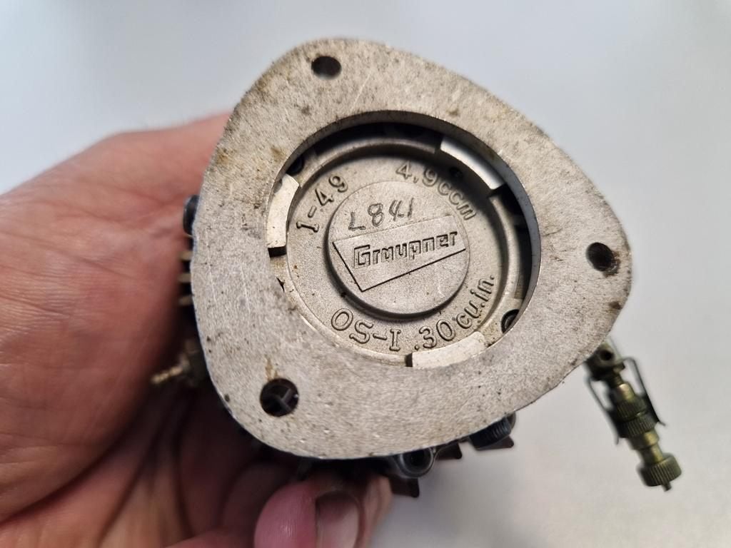 Vintage Graupner / O.S. Max NSU Wankelmotor Typ 1-49 -4.9ccm, Wankel, Ophalen of Verzenden, Zo goed als nieuw, Onderdeel