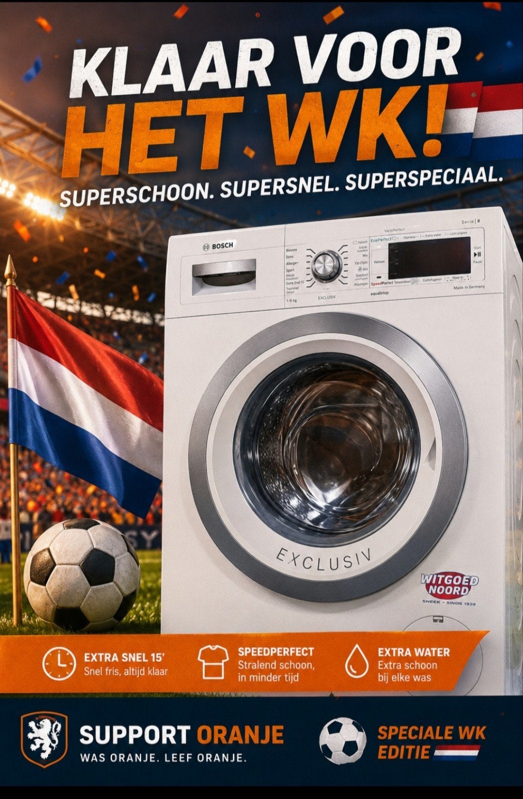 Volop refurbished wasmachines. 6, 7, 8, 9 en 11 kg machines, Witgoed en Apparatuur, 1200 tot 1600 toeren, 8 tot 10 kg, Refurbished