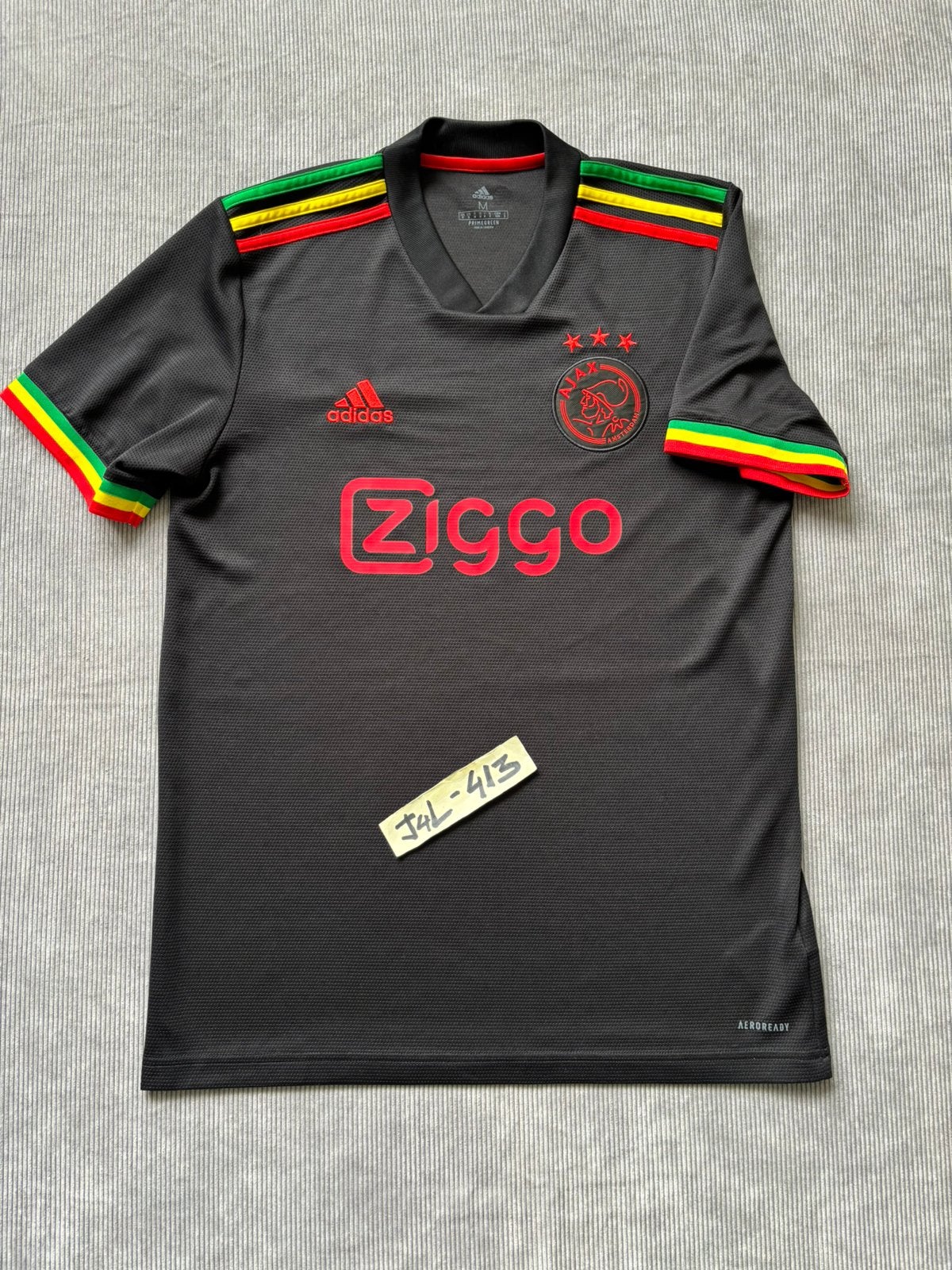 Ajax shirt limited edition Bob Marley, adidas afca fside tdk, Maat XS of kleiner, Verzenden, Zo goed als nieuw, Shirt
