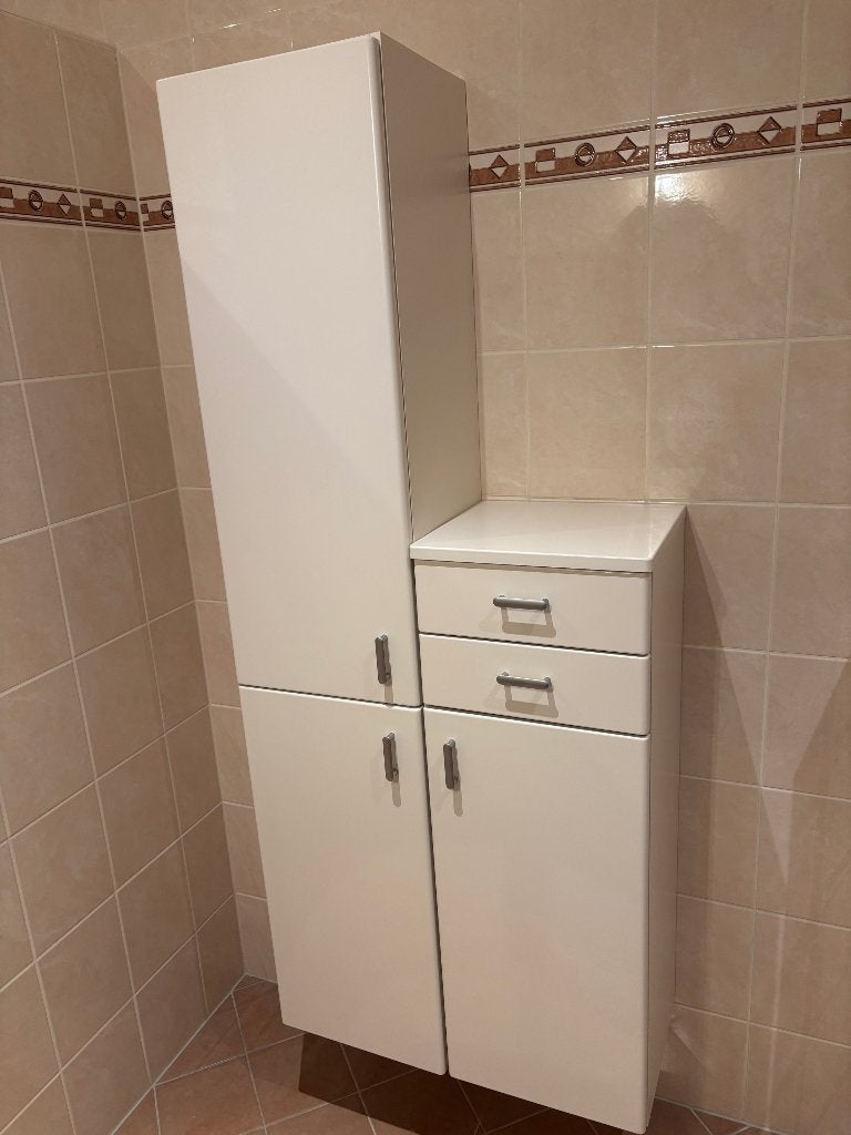 Badkamermeubels., Huis en Inrichting, Ophalen, (Half)hoge kast, Gebruikt, 50 tot 100 cm