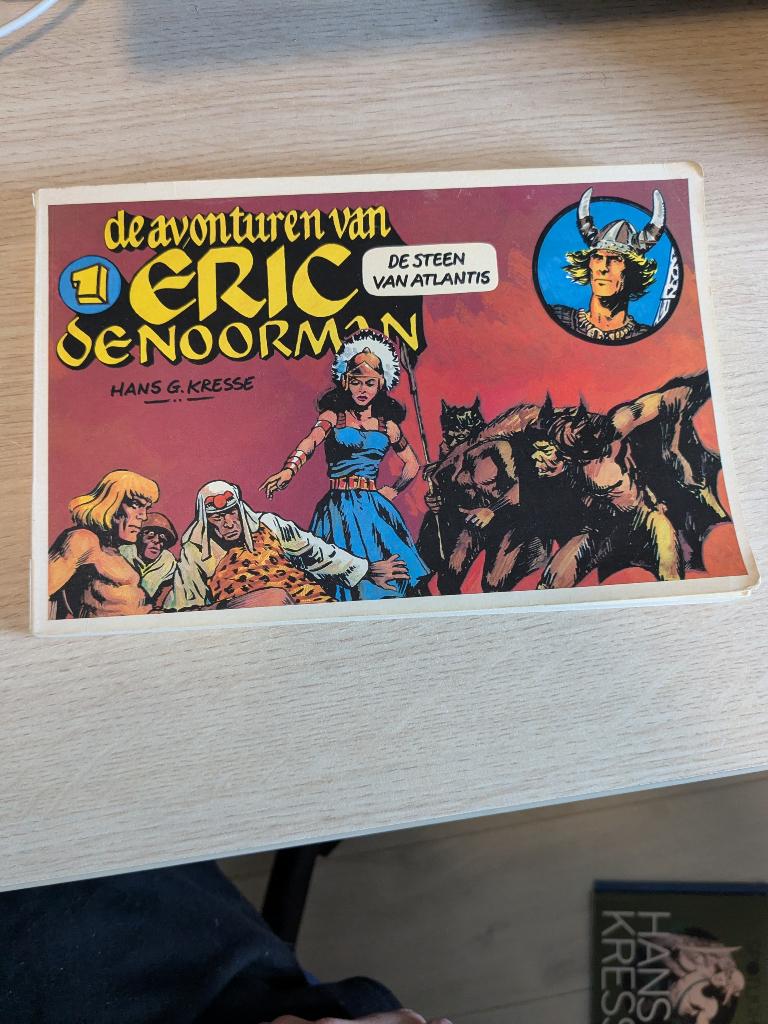 eric de noorman de steen van atlantis, Eén stripboek, Ophalen of Verzenden, Zo goed als nieuw
