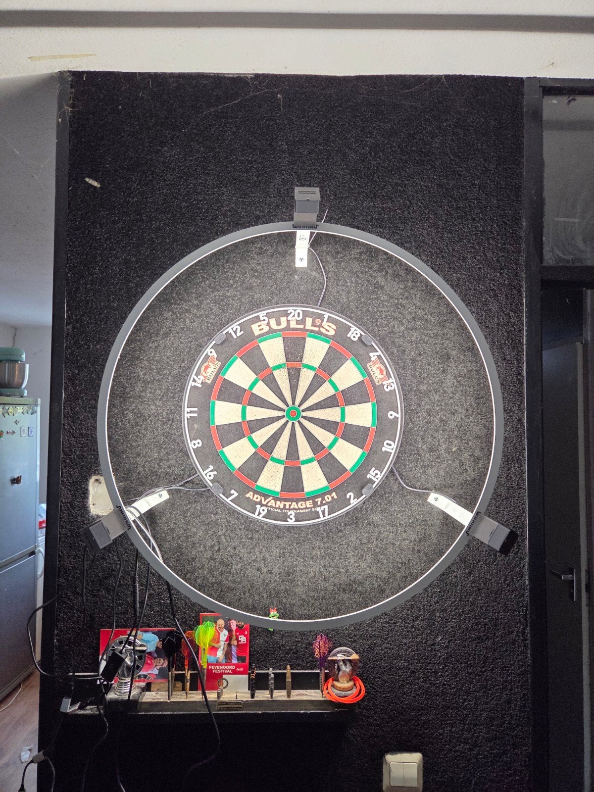 Autodarts camera setup met Plasma Ice verlichting endartbord, Ophalen of Verzenden
