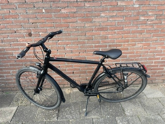 Herenfiets, Gebruikt, Velgrem, Versnellingen, 61 tot 65 cm