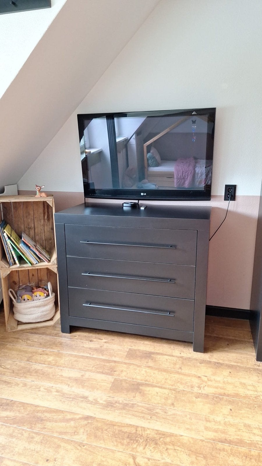 Europe Baby Vittoria Commode Zwart - Zo goed als nieuw, Ophalen, 50 tot 70 cm, Zo goed als nieuw, 75 tot 100 cm