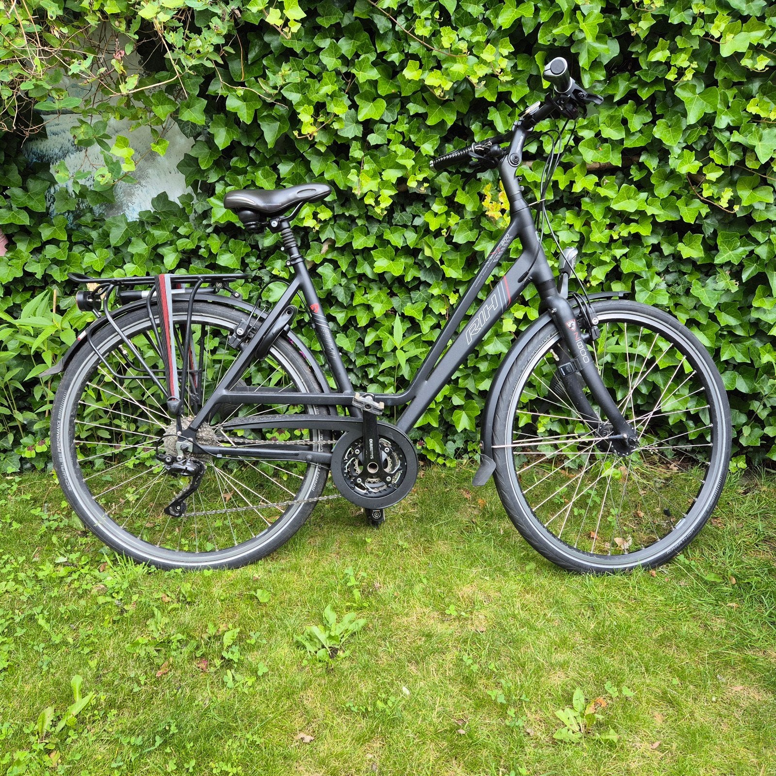 Damesfiets RIH Z-800 M17 D deor zwart 30 versnellingen, Meer dan 20 versnellingen, Ophalen, Overige merken, 53 tot 56 cm