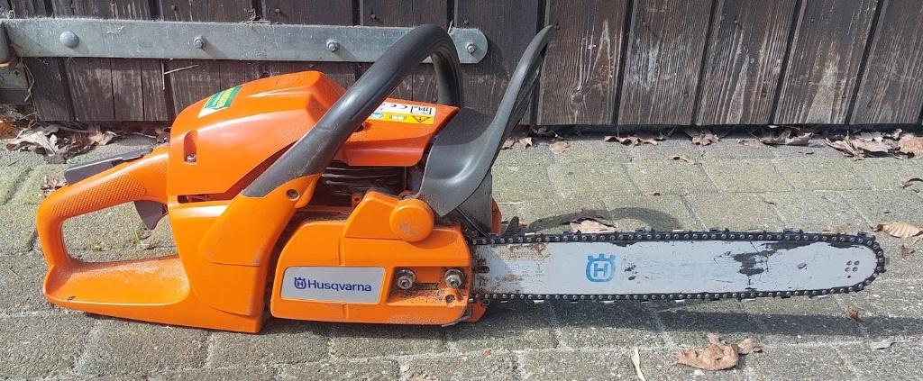 Kettingzaag Husqvarna 455 Rancher, Doe-het-zelf en Verbouw, Gereedschap | Zaagmachines, Ophalen, Gebruikt, Kettingzaag, 30 tot 70 mm