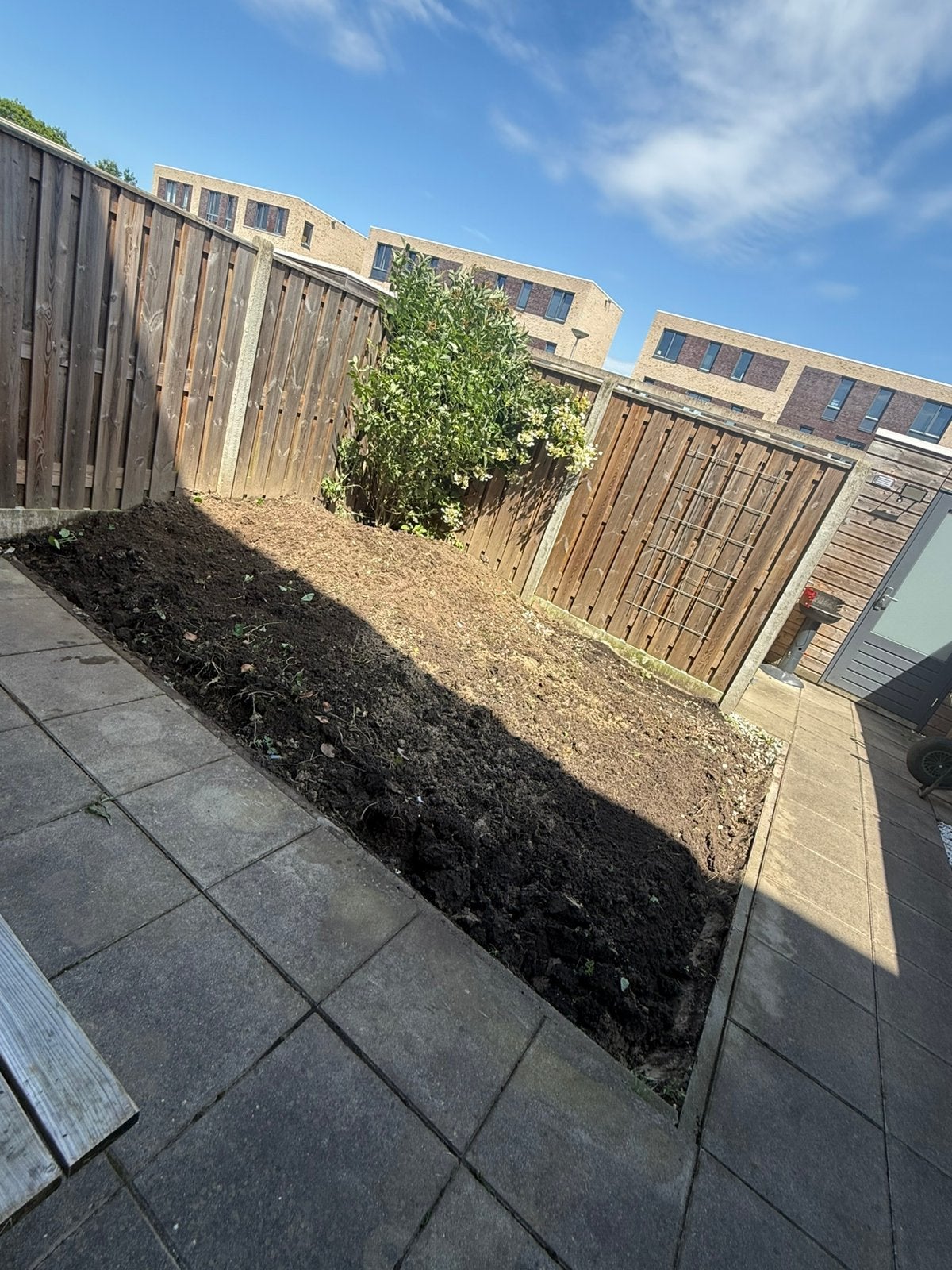 GRATIS zwart zand !!, Tuin en Terras, Terrasdelen en Vlonders, Ophalen, Zo goed als nieuw, Hout