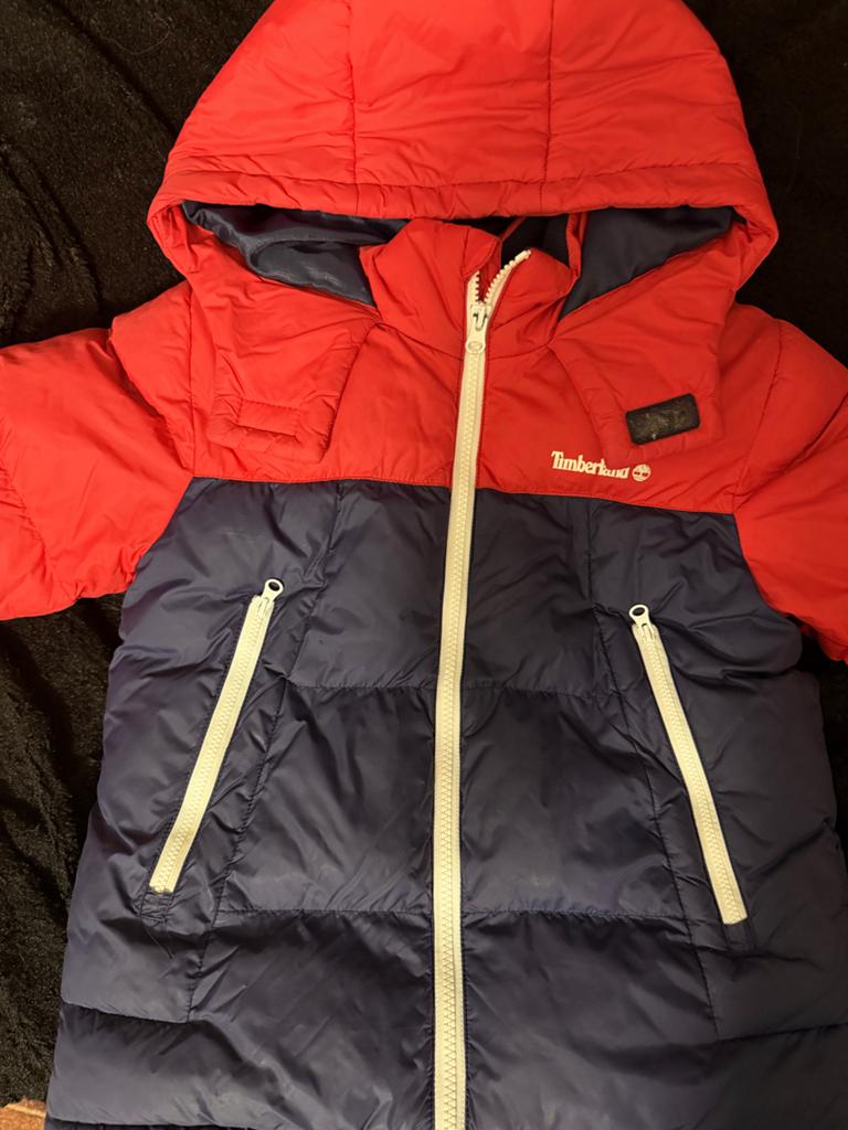 Jongens jas Timberland - Zeer goede staat, Kinderen en Baby's, Ophalen of Verzenden, Zo goed als nieuw, Jongen, Jas