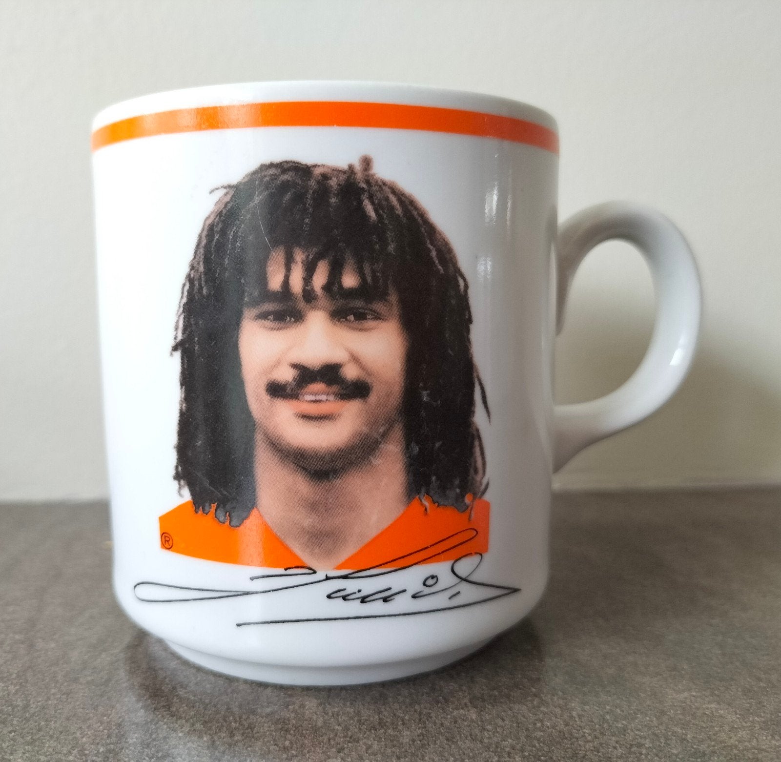 Vintage Oranje EK 1988 Mok - Ruud Gullit (Blokker Retro), Ophalen of Verzenden, Zo goed als nieuw, Overige binnenlandse clubs