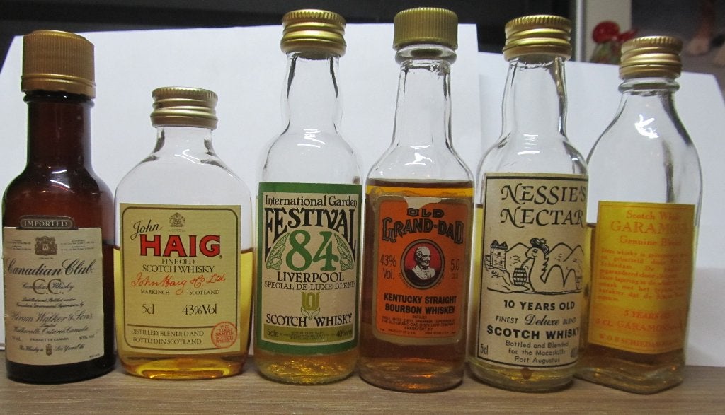 whisky miniatuurflesjes 6 flesjes, Ophalen of Verzenden