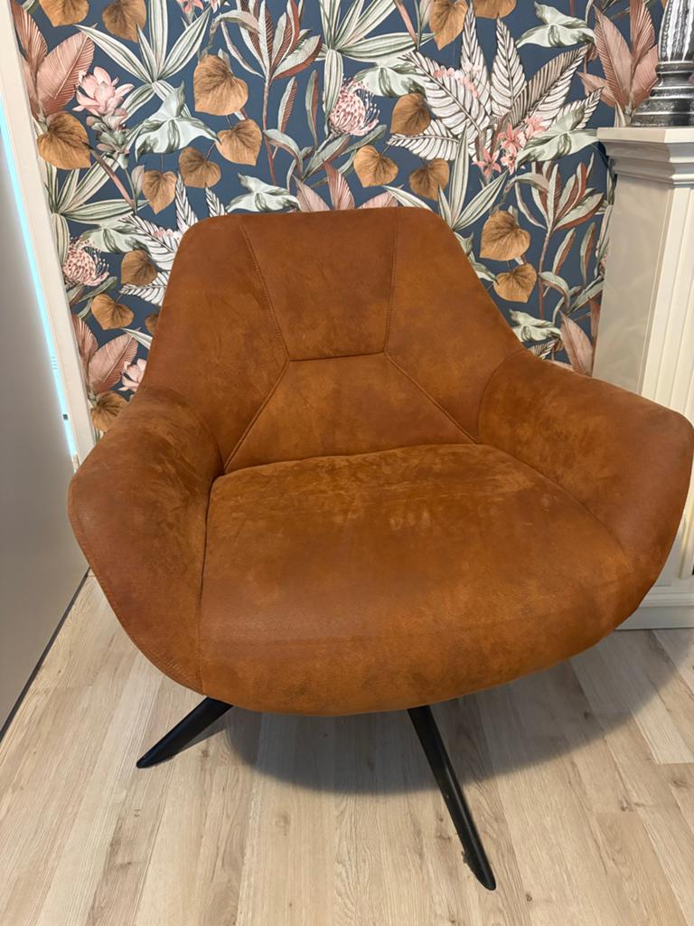 Comfortabele fauteuil van Leen Bakker, zo goed als nieuw, Ophalen, Zo goed als nieuw, Stof, 75 tot 100 cm