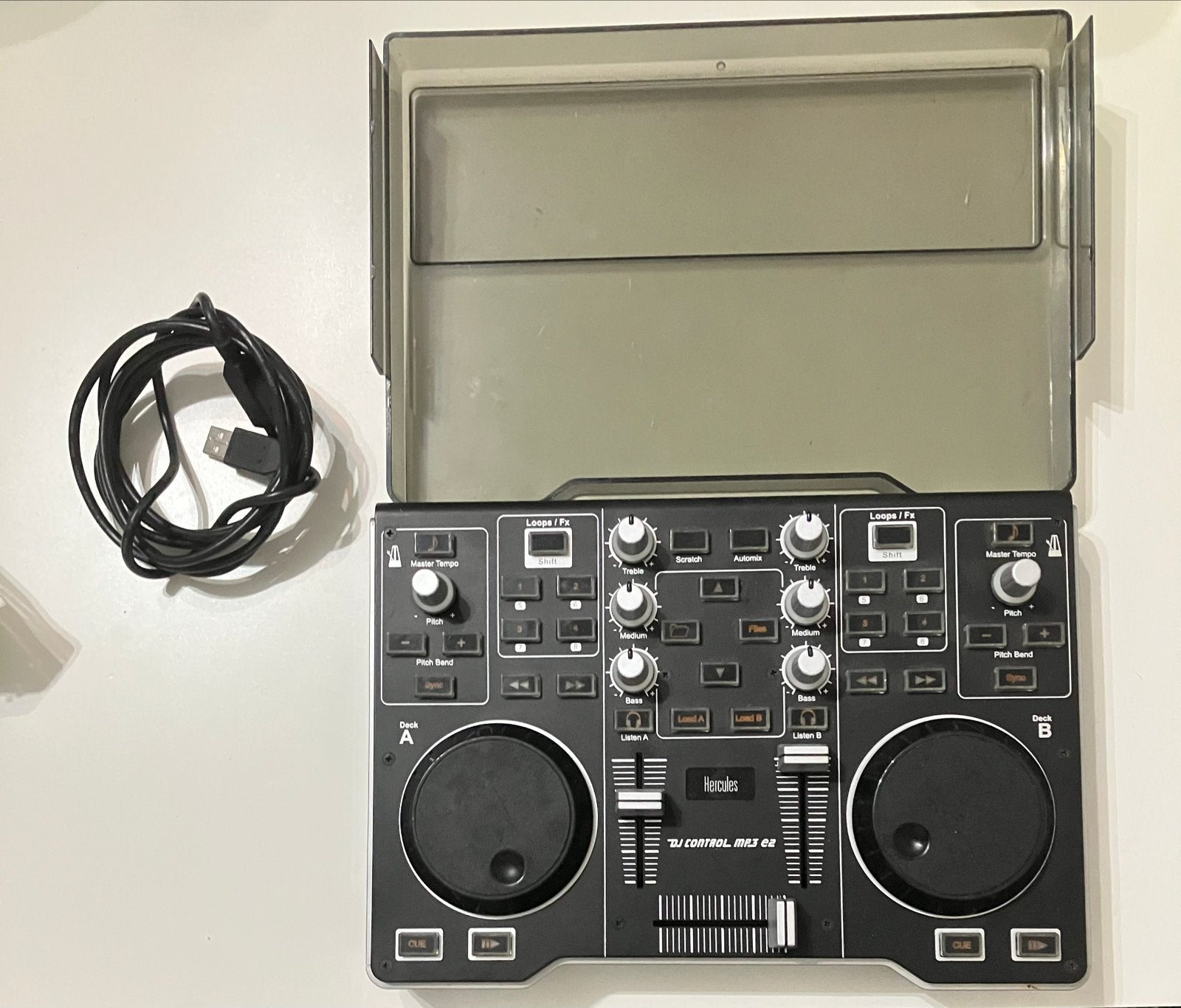 Hercules DJ Control MP3 e2 DJ Controller, Ophalen, Gebruikt, Dj-set, Overige merken