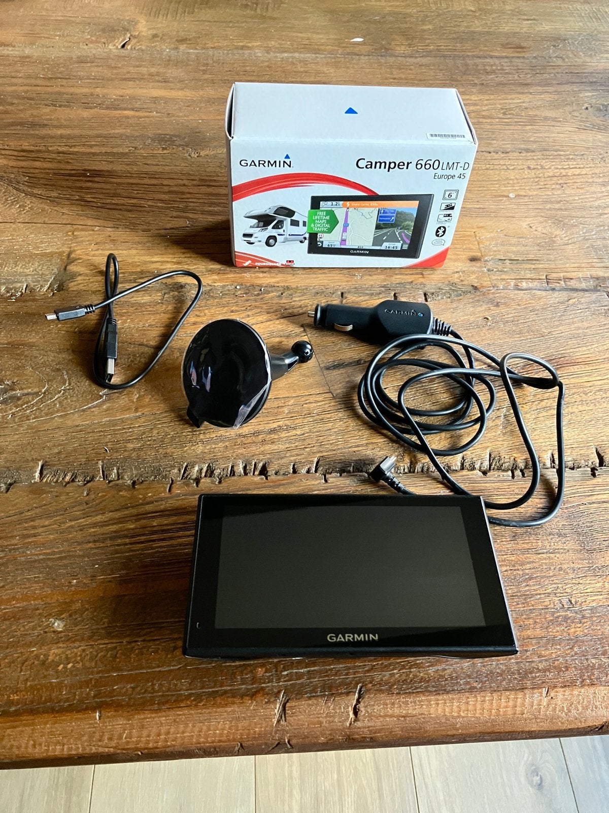 Garmin CAMPER 660 LMT-D camper navigatiesysteem, Ophalen of Verzenden, Zo goed als nieuw