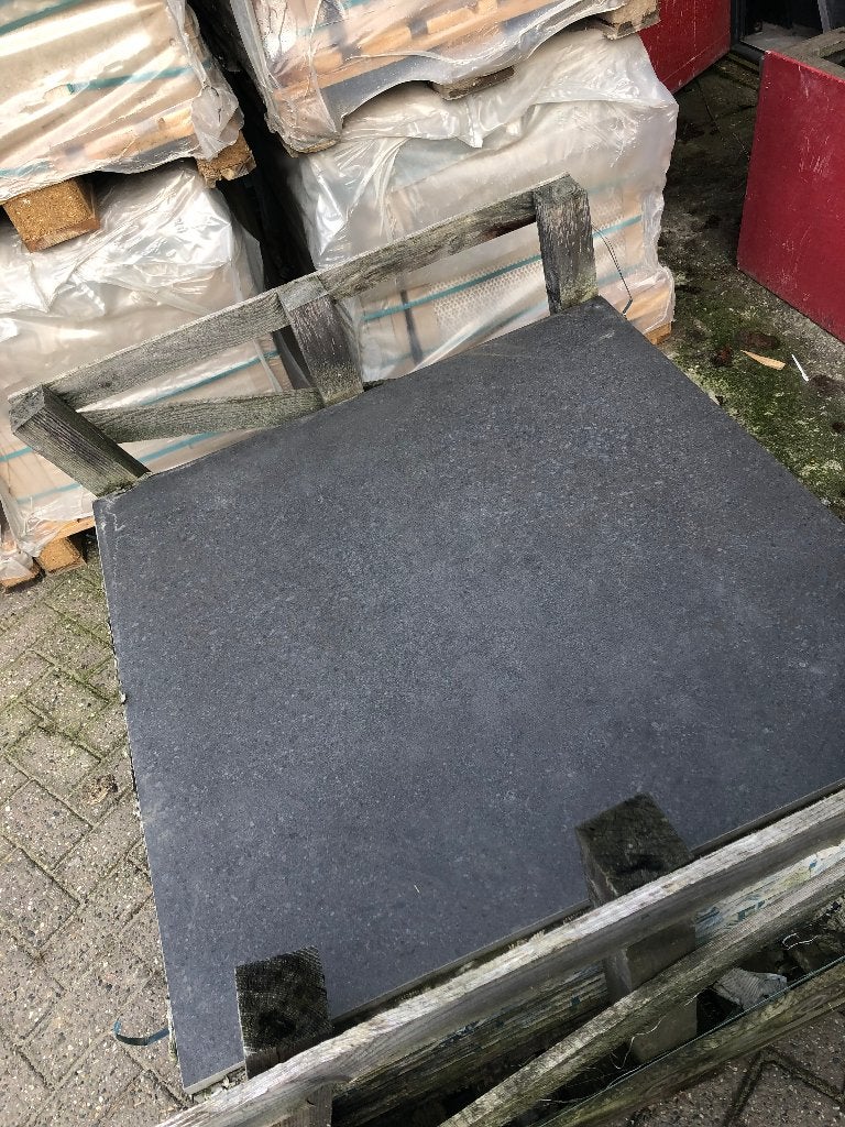 keramische terrastegels 100x100x2 konkrete nero partijtegels, Keramiek, Nieuw, Ophalen of Verzenden, 10 m² of meer