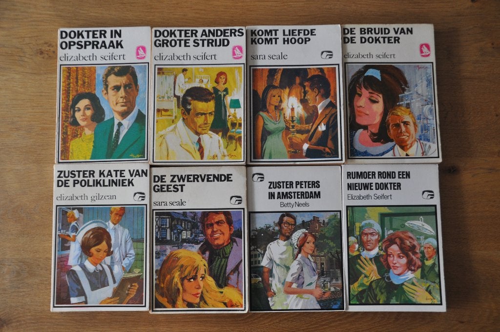 6 Witte Raven - goede romantische pockets, Ophalen of Verzenden, Gelezen, Seifert, Neels en Gilzean