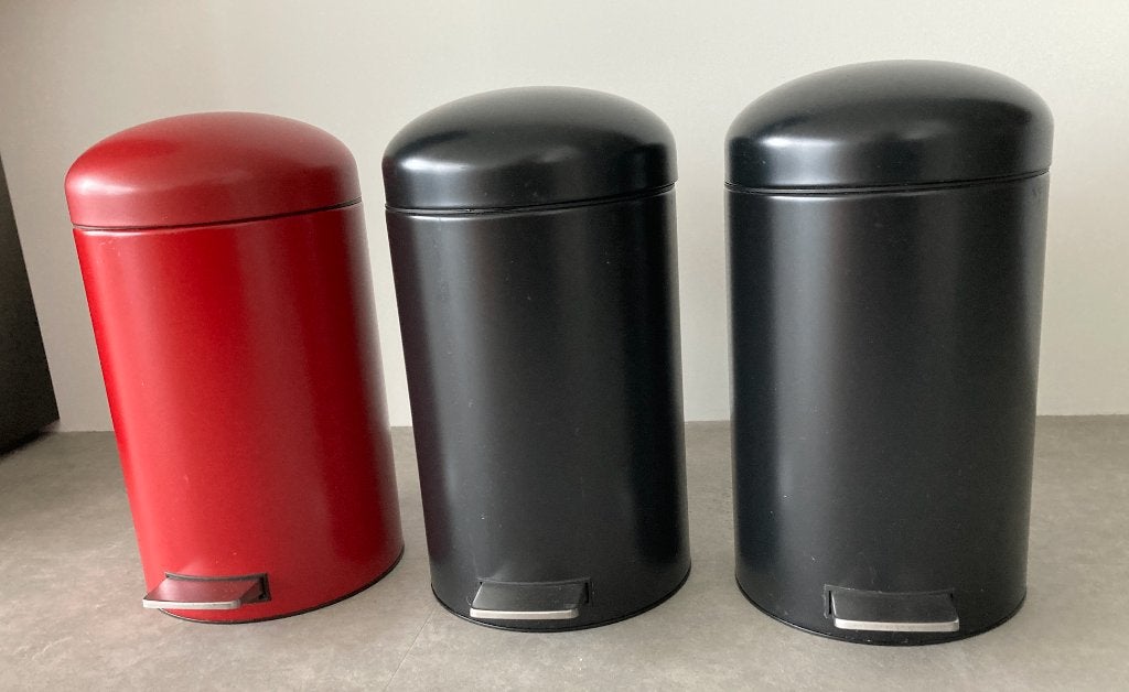 Brabantia afvalbak Retrobin 12L, Ophalen, 50 – 75, Met pedaal, Zo goed als nieuw