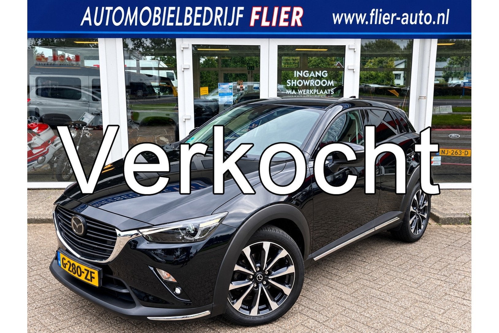 Mazda CX-3 2.0 122PK SkyActiv-G 120 GT-M ---VERKOCHT---, Auto's, Voorwielaandrijving, 4 cilinders, Leder en Stof, Origineel Nederlands