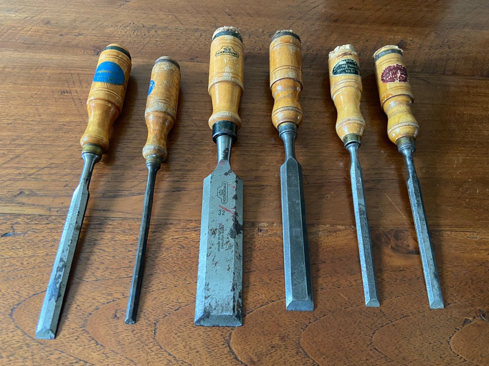 Nooitgedagt en e.a berg beitels, Antiek en Kunst, Ophalen of Verzenden