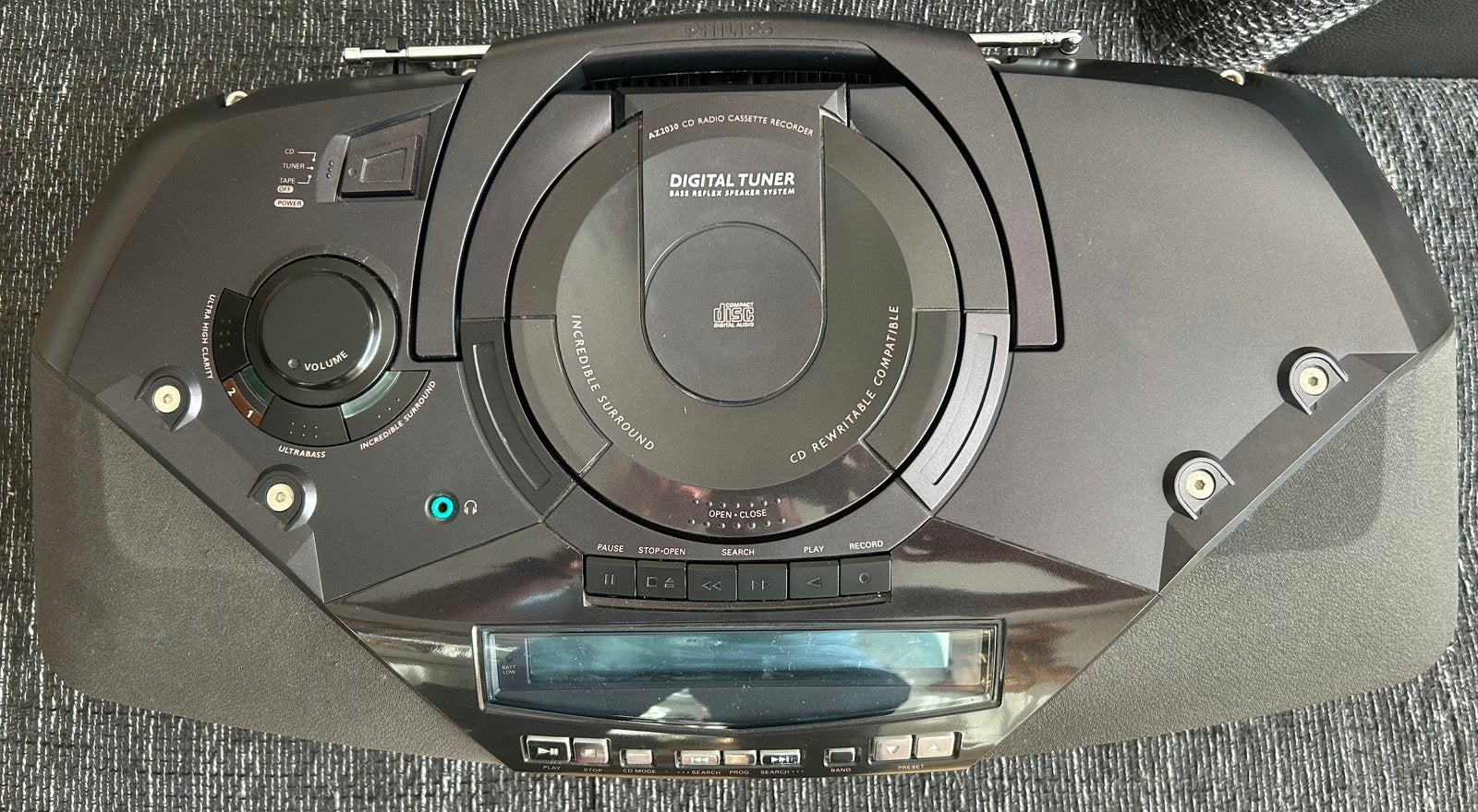 Zeer nette Philips radio cd cassette speler, Ophalen of Verzenden, Gebruikt, Radio, Met cd-speler