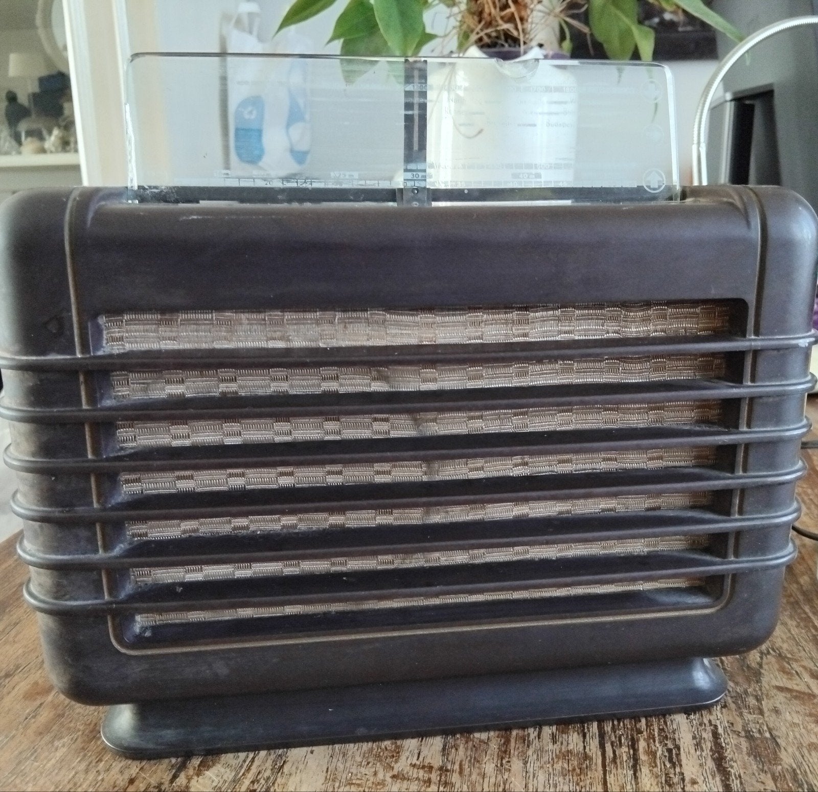 Vintage Philips buizenradio - Type 2090 - Jaren '50, Ophalen of Verzenden, Gebruikt, Radio