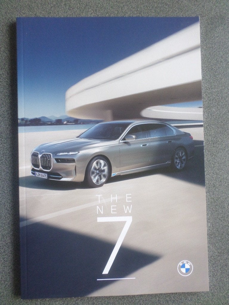 BMW Serie 7 2022 Brochure, Ophalen of Verzenden, Zo goed als nieuw, BMW