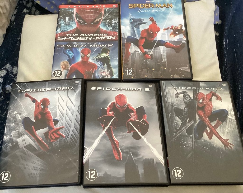 De 5 Spider-man films, Nederlands, Actie, Ophalen of Verzenden, Vanaf 12 jaar