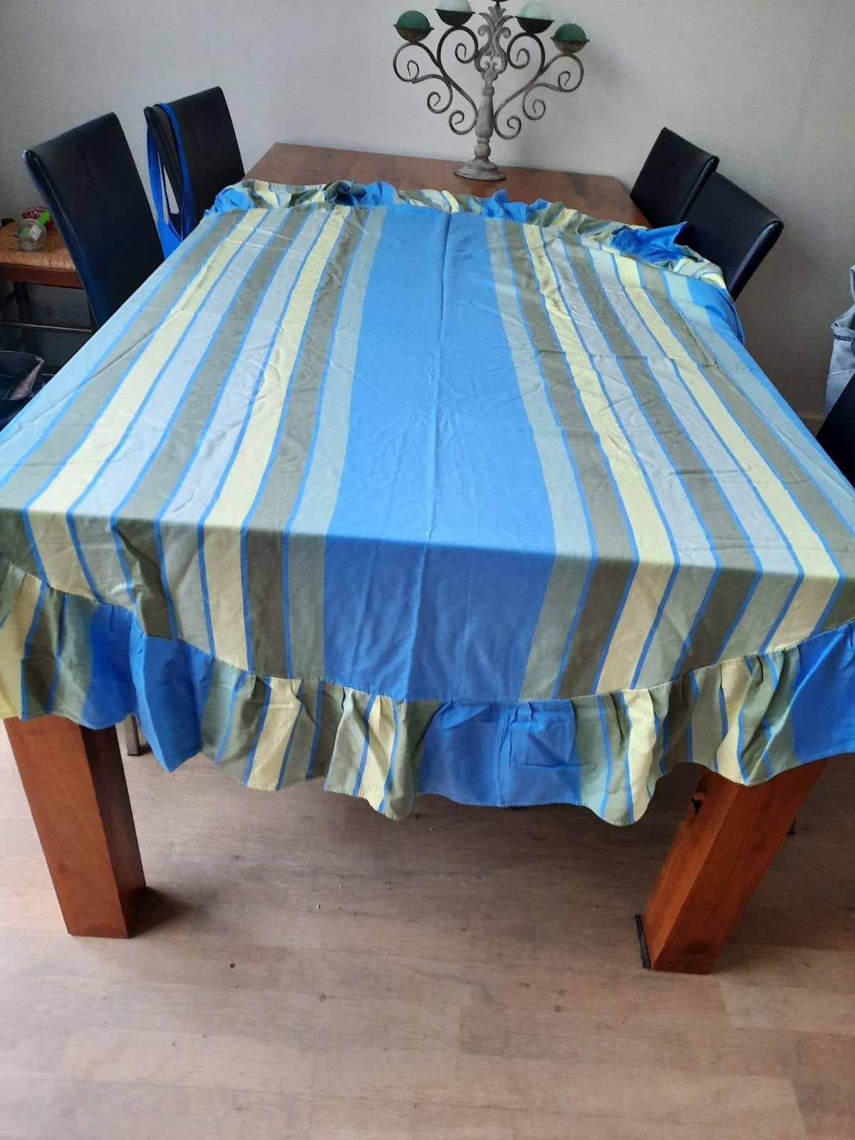 Ovaal Tafelkleed tafellaken 160 x 120 cm rand 20cm, Ophalen of Verzenden, Ovaal