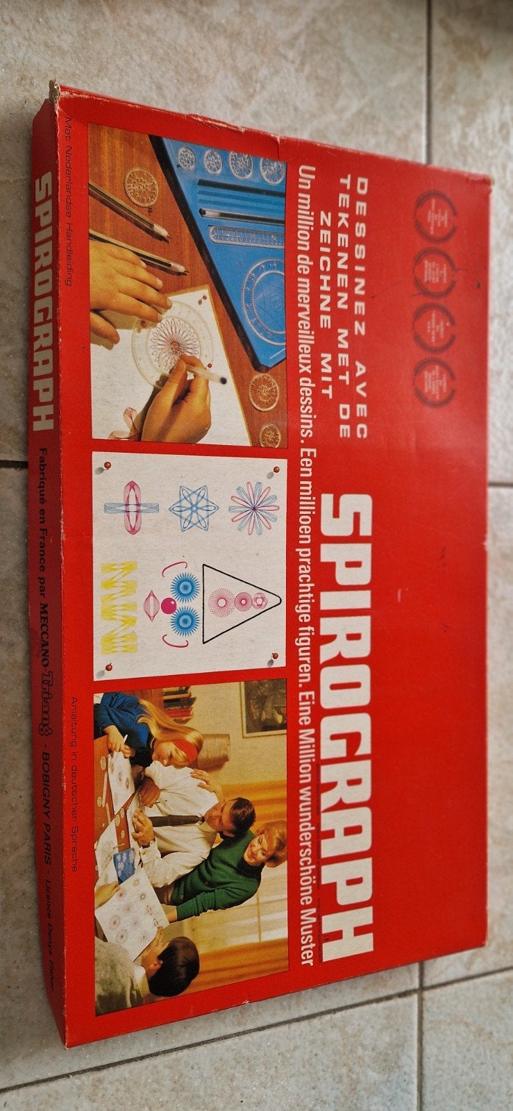 Vintage Spirograph Tekenset - Klassiek Speelgoed, Ophalen of Verzenden, Gebruikt, Jongen of Meisje