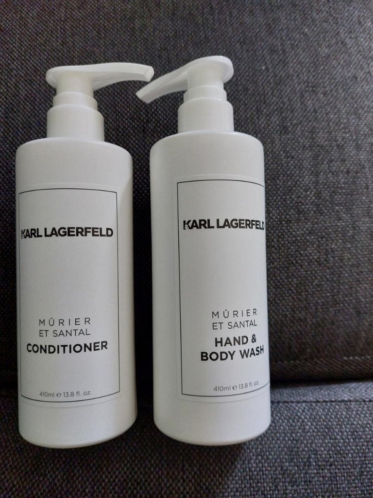 Karl lagerfeld hand&body wash en conditioner (advr 155), Sieraden, Tassen en Uiterlijk, Uiterlijk | Lichaamsverzorging, Ophalen of Verzenden