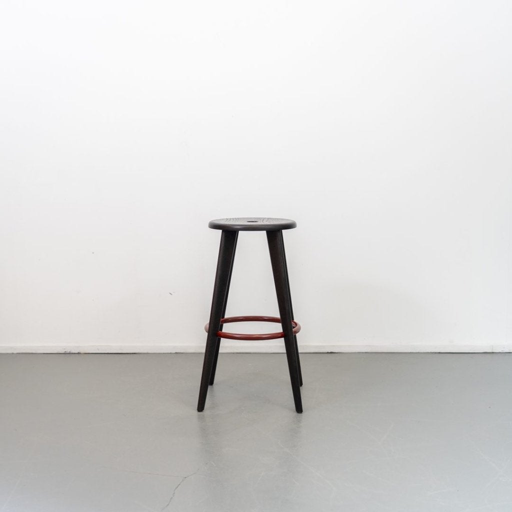 Vitra Tabouret Haut Kruk Zwart Hout