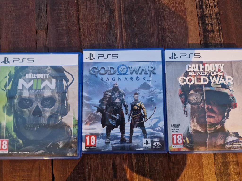 Ps5 games. God of war, cod, Spelcomputers en Games, Games | Sony PlayStation 5, Avontuur en Actie, Online, 1 speler, Ophalen of Verzenden