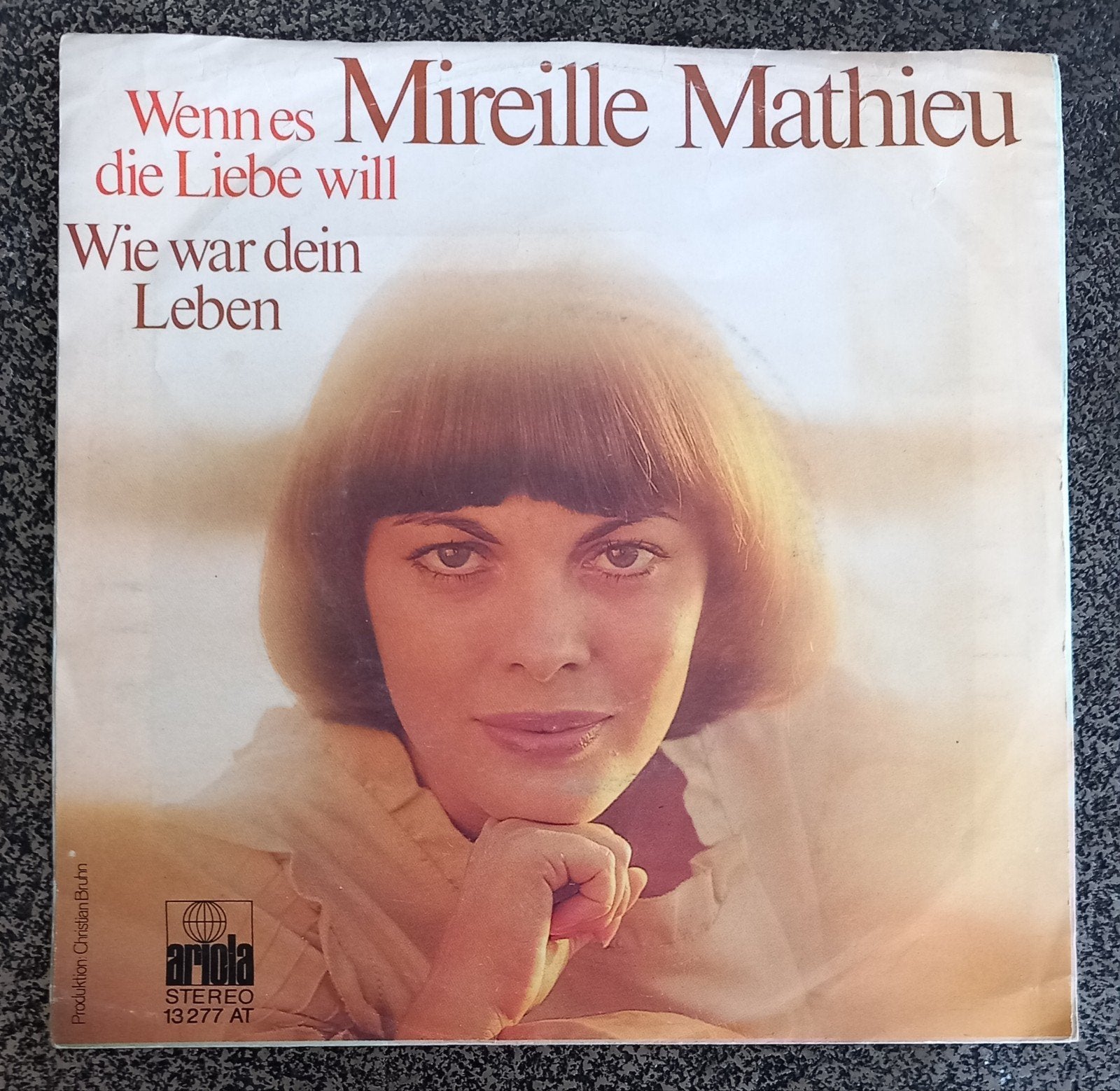 Mireille Mathieu - Wenn es die Liebe will Wie war dein Lebe, Cd's en Dvd's, Gebruikt, 7 inch, EP, Schlager