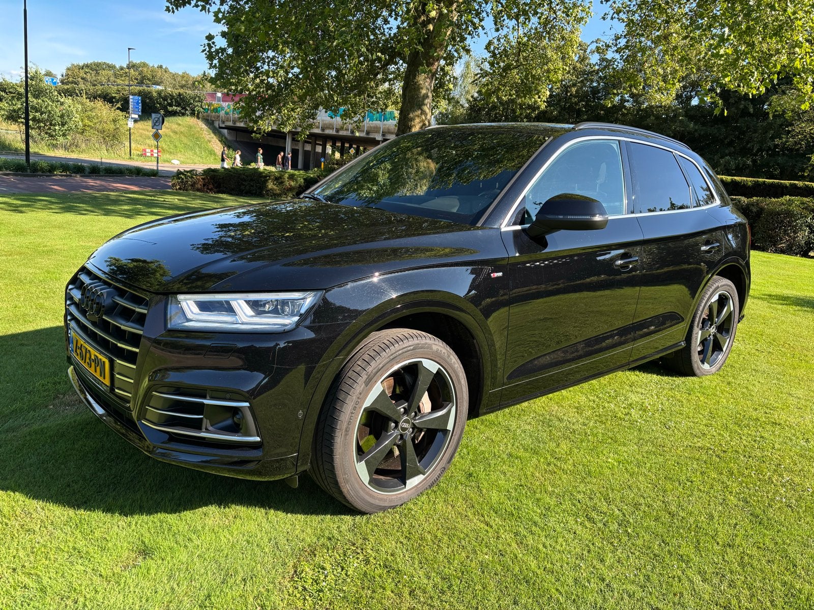 Audi Q5 55 Tfsi e Quattro 367pk S Tronic dec. 2020 Zwart, Auto's, Audi, Automaat, 1750 kg, Zwart, 4 cilinders