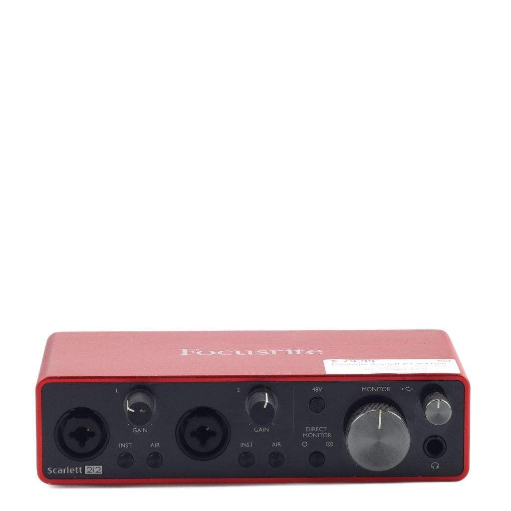 Focusrite Scarlett 2i2 3rd Gen, Focusrite, Zo goed als nieuw, https://support.focusrite.com/hc/nl/requests/new, Windsor House, Turnpike Road, High Wycombe HP12 3FX, Verenigd Koninkrijk
