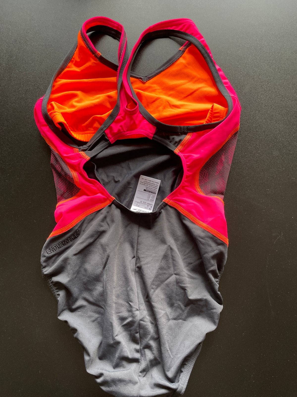 Speedo Badpak - Zwart, Roze, Oranje - Maat 38, Ophalen of Verzenden, Zo goed als nieuw, Zwart, Badpak
