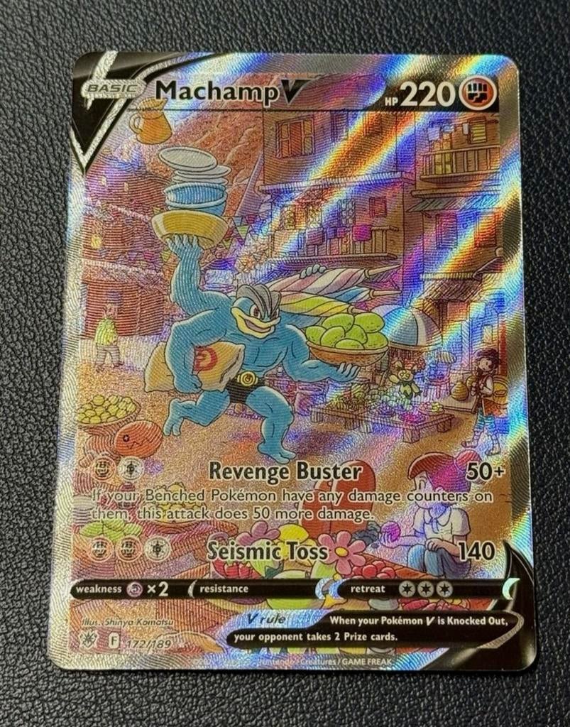 Machamp V 172, Hobby en Vrije tijd, Verzamelkaartspellen | Pokémon, Ophalen of Verzenden, Nieuw, Losse kaart
