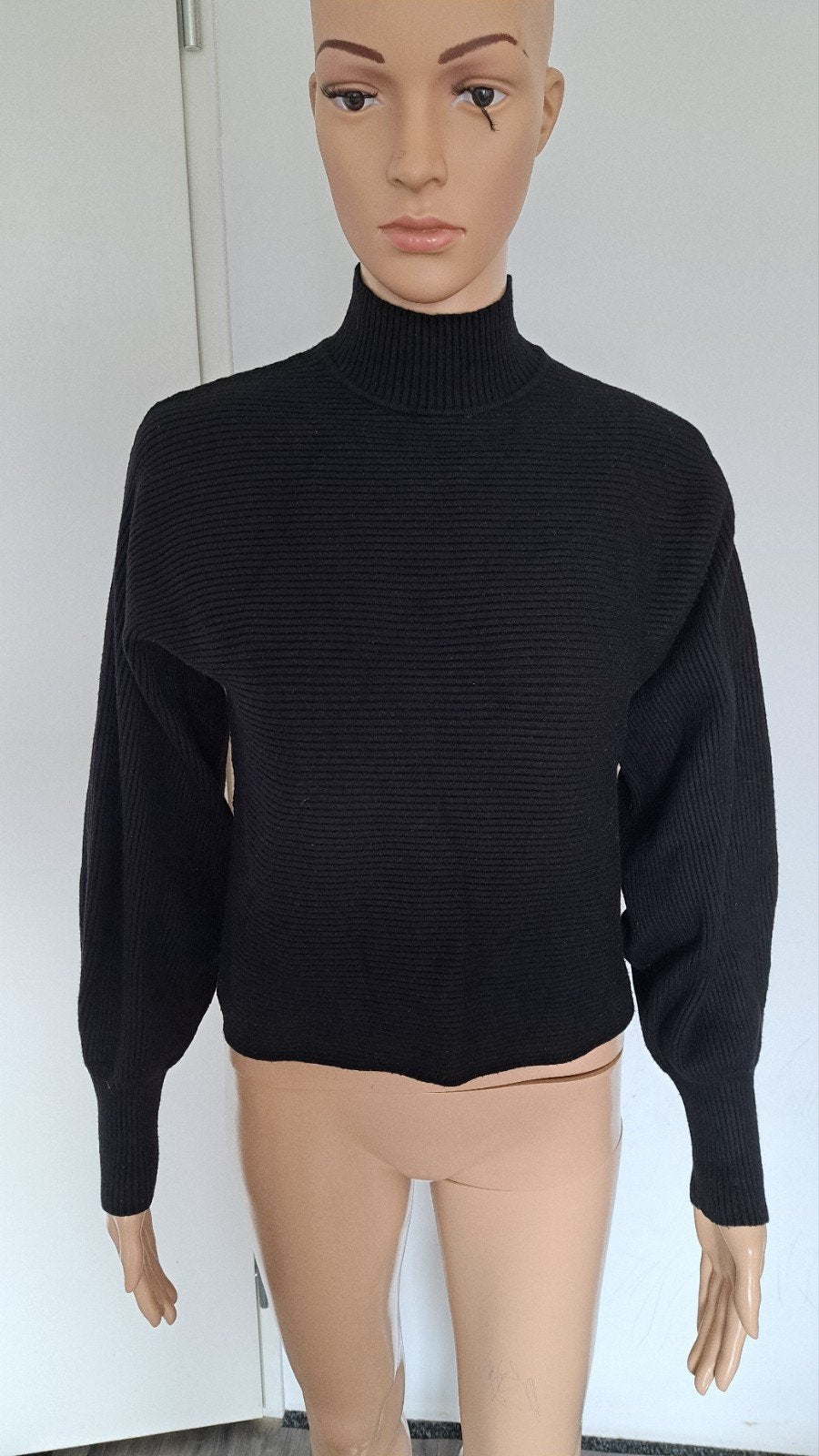 Zara zwarte gebreide coltrui voor de winter, Kleding | Dames, Verzenden, Zo goed als nieuw, Maat 36 (S), Zara