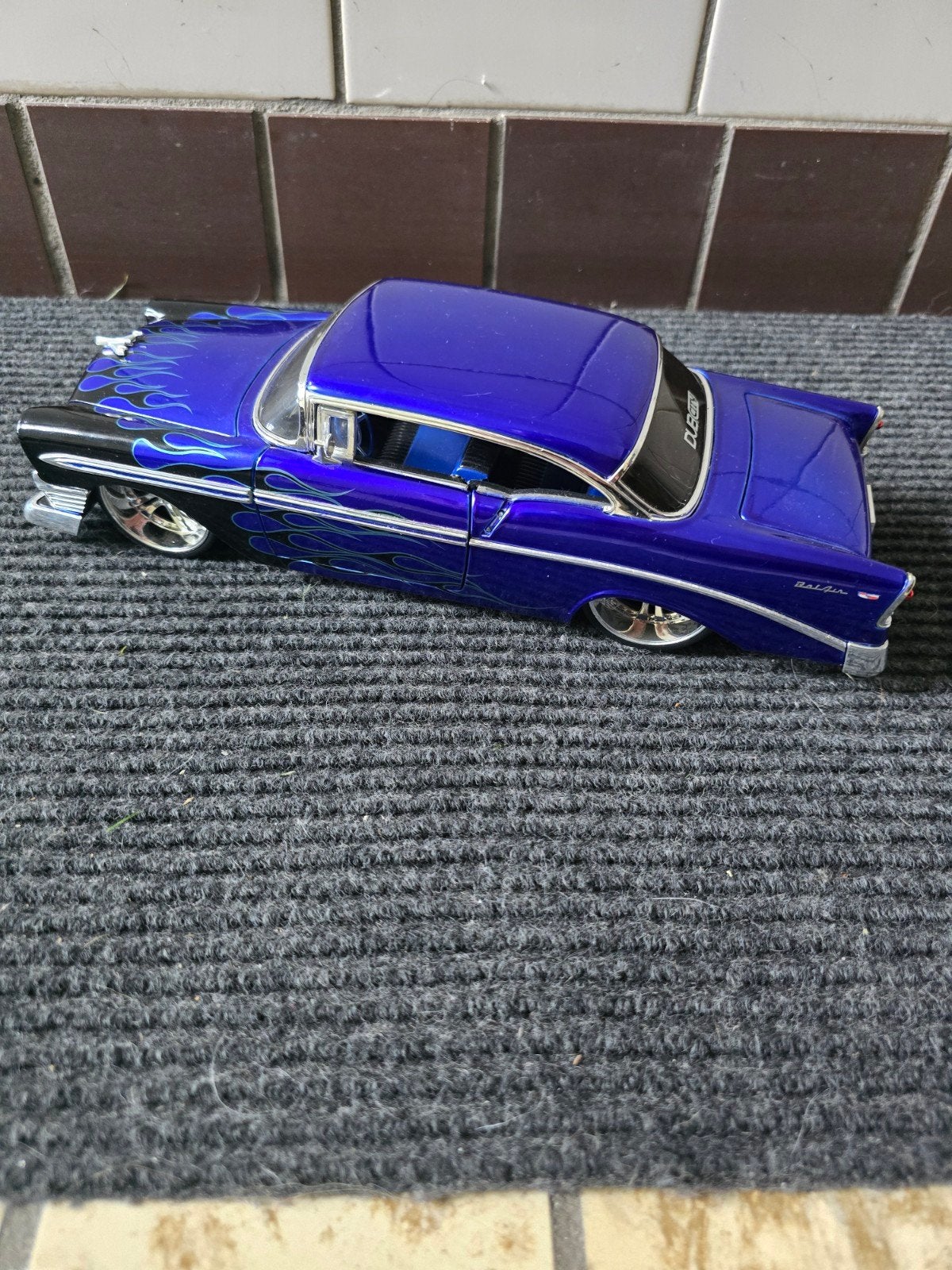 Chevy bel air 1956, Hobby en Vrije tijd, Modelauto's | 1:18, Ophalen of Verzenden, Gebruikt, ERTL